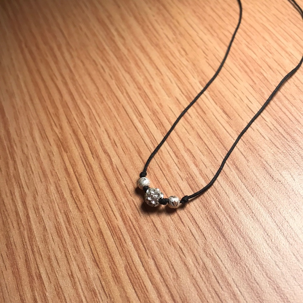 Silpada mirror ball necklace